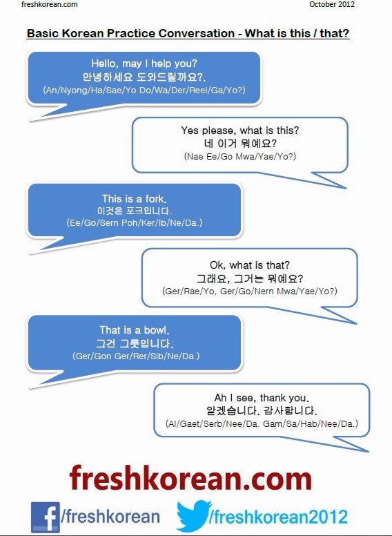 Basic Korean Conversation 4 - What is this that